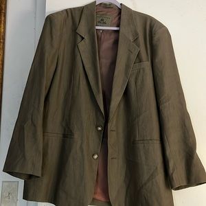 Extreme Collection Linen Structured Blazer Large